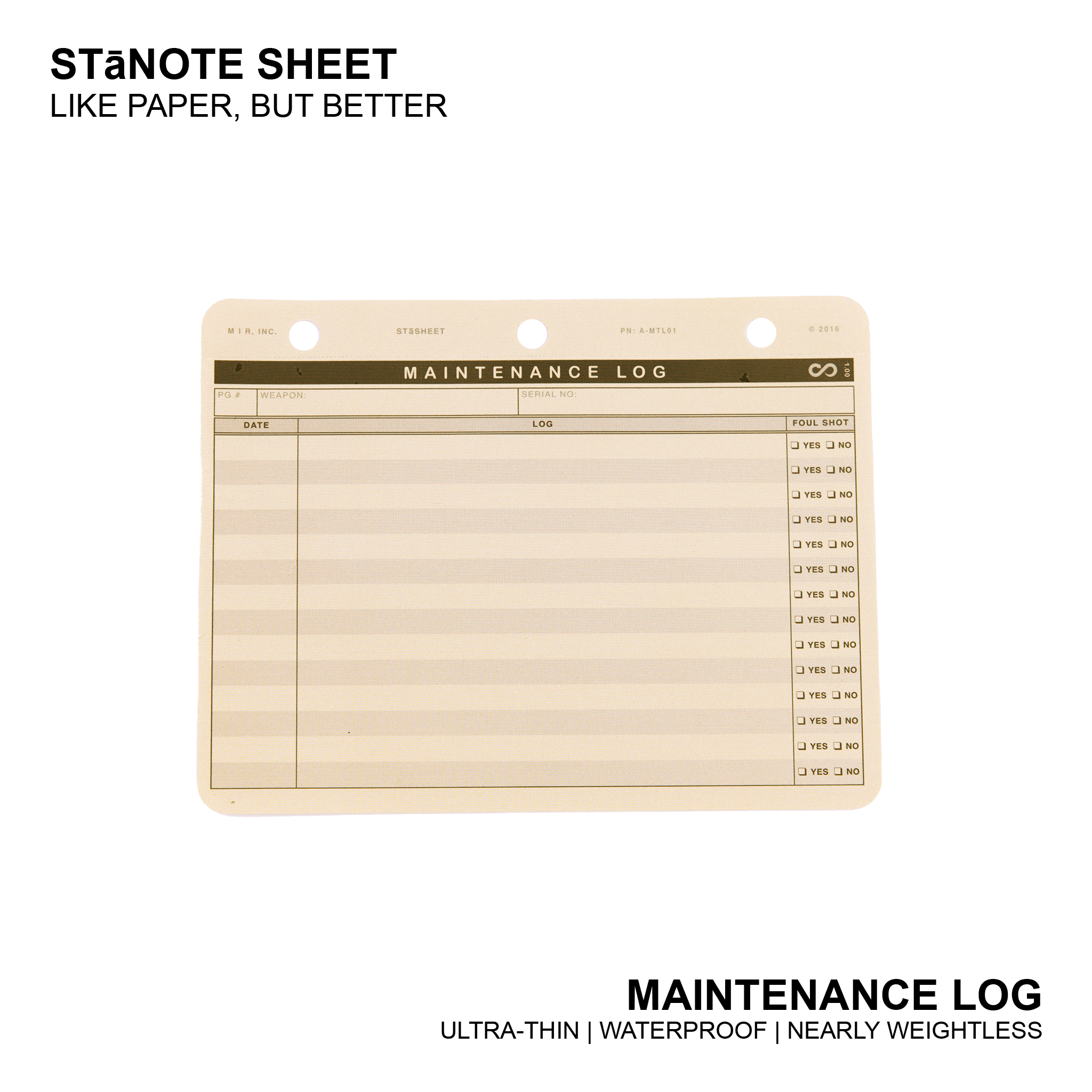 STāNOTE SHEETS - MARKSMANSHIP TEMPLATES