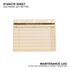 STāNOTE SHEETS - MARKSMANSHIP TEMPLATES