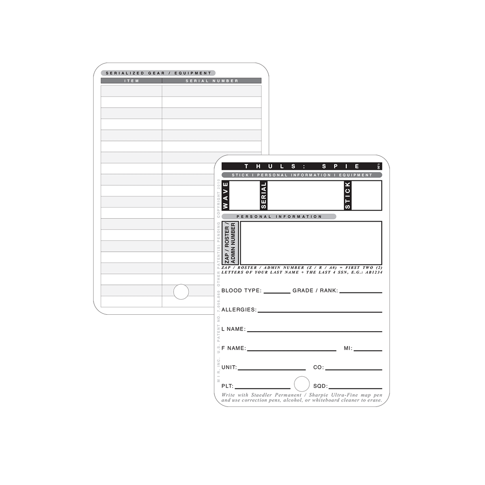 THULS Personal Info Card